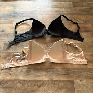 Auden Black and Cream Bras Set